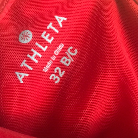 Athleta Red One-Piece Bikini - Picture 3 of 4